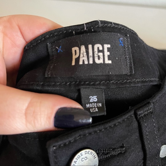 Paige | Verdugo Crop Ankle Zip Jeans - Picture 7 of 8